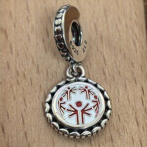 Pandora Special Olympics logo Charm Pendant, S925 Silver Bracelets